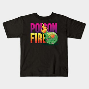 Poison Fire Bottle Kids T-Shirt